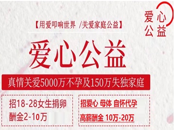 普兰捐卵助孕生子 爱心志愿者招募